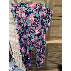 Anthony Originals Pants Business Casual Boho Floral Cottage Granny Stretch Sz 3X